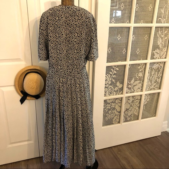 Stunning Retro Liz Claiborne Dress , Sz 12 - Picture 3 of 12